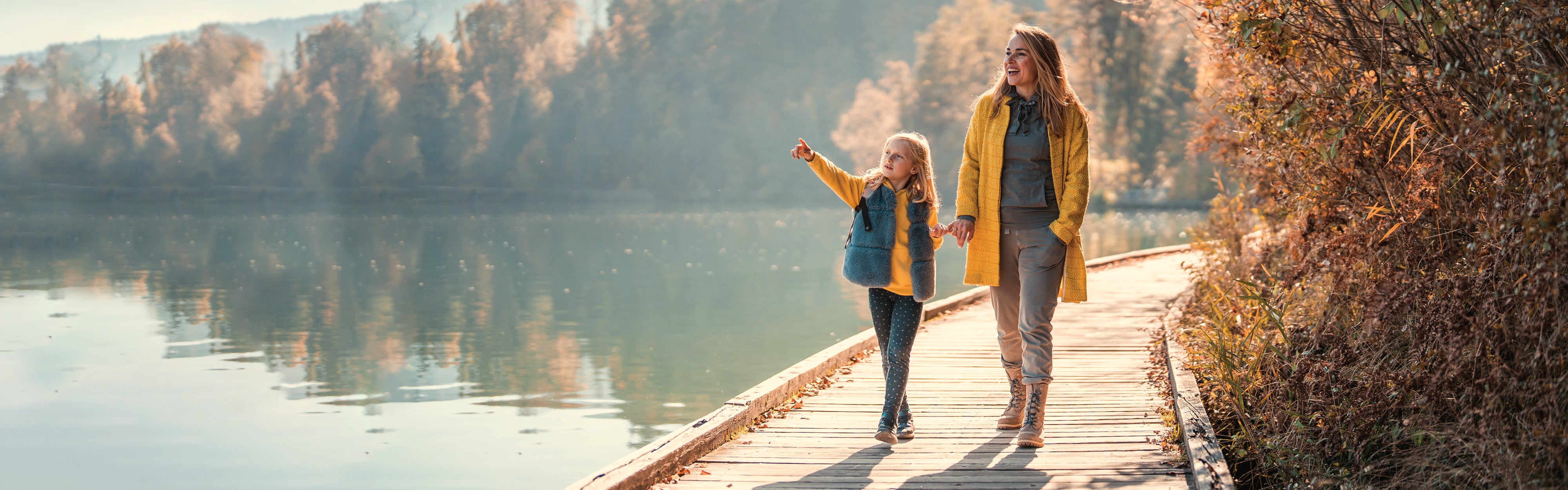 Fall family walk